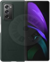 Samsung Kožený zadní kryt Fold 2 - zelená