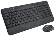 Logitech MK650 Signature Combo bezdrátový set klávesnice a myši (DE Layout) - černá