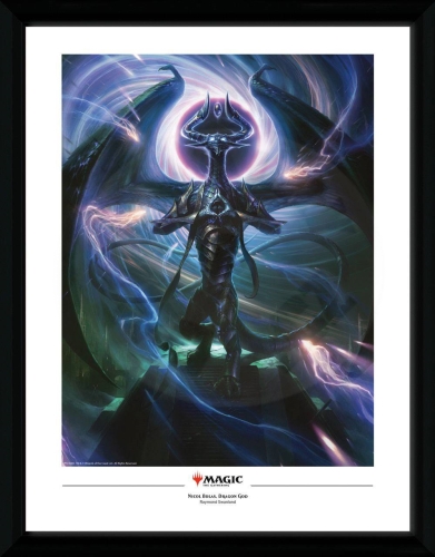 Magic the Gathering Framed Poster - Nicol Bolas, Dragon God - 45 x 34 cm
