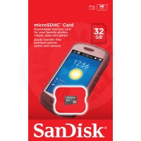 SanDisk MicroSDHC Ultra 32GB Ultra, Class 4