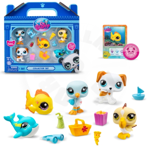 Littlest Pet Shop 5 figurek Pláž