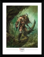 Magic the Gathering Framed Poster - Garruk Wildspeaker