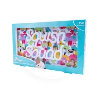 Neonová Lampička na zeď - Squishmallows Squish Squad