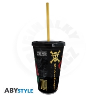 ONE PIECE - Tumbler with straw - 470ml - Luffy & Zoro ONE PIECE - Tumbler with straw - 470ml - Luffy & Zoro
