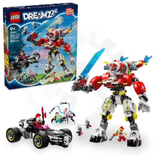 LEGO® DREAMZzz™ 71497 Cooperův tygří robot a Zerův hot rod_(1)