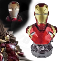 Detailní busta "I'M IRON MAN" pryskyřice - svítící oči - MARVEL