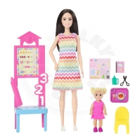 Barbie Herní set povolání - Učitelka tmavovláska Barbie Herní set povolání - Učitelka tmavovláska