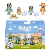 BLUEY Rodinný výlet 4 figurky