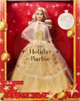 Mattel - Barbie Signature Vánoční panenka blondýnka 2023 (1)
