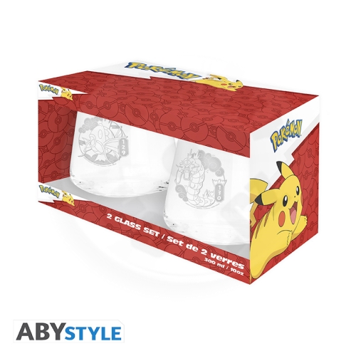 POKEMON - 2 Glass Set - Magikarp & Gyarados EUROPE_(1)