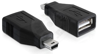 Delock USB Adapter 2.0 USB-A na USB-Mini (21619)