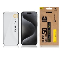 Tactical Glass Shield 5D sklo pro Apple iPhone 15 Pro Black