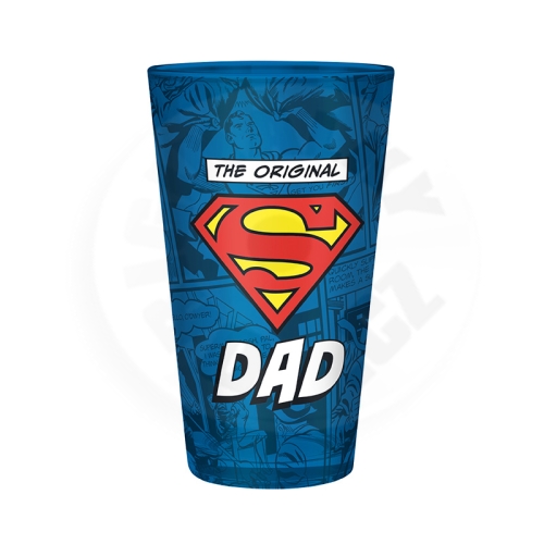 DC COMICS - Large Glass - 400ml - THE ORIGINAL "S" DAD_(1)