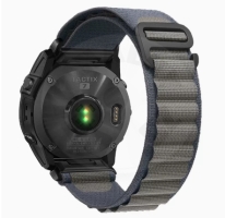 Garmin náhradní řemínek - tkaný nylon - 26mm pro řadu Fénix - námořní modrá