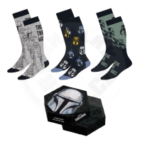 Star Wars: The Mandalorian ponožky 3-Pack Mandalorian 38-45 Star Wars: The Mandalorian ponožky 3-Pack Mandalorian 38-45