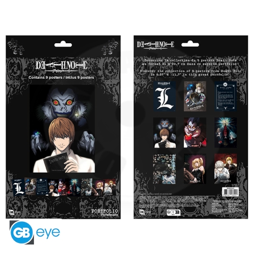DEATH NOTE - Portfolio 9 posters Protagonists (21x29,7)_(1)