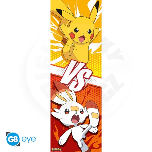 POKEMON - Door Poster - Pikachu and Scorbunny (53x158)_(1)