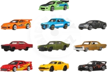 Hot Wheels 10 autíček FAST & FURIOUS (1)
