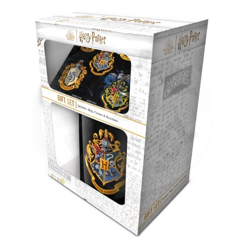 Dárkový set - Harry Potter Bradavice (Hrnek/Tácek/Klíčenka)