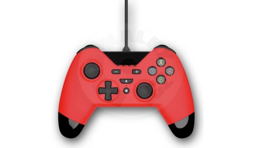 Gioteck WX4 Wired Controller - Red (Switch/PS3/PC) (1)