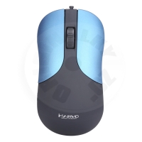 Marvo - DMS002BL - optická drátová myš s 1200 dpi - modrá
