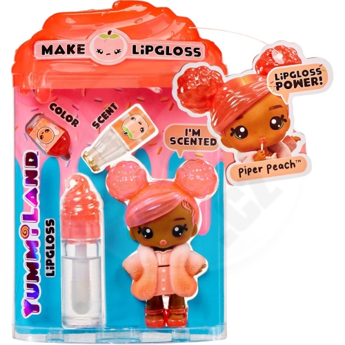Yummiland Malá panenka s leskem na rty - Piper Peach