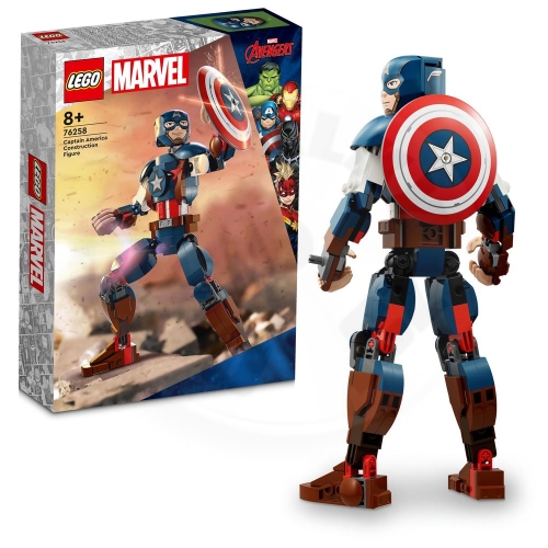 LEGO® Marvel 76258 Sestavitelná figurka: Captain America_(1)