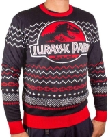 Svetr - Jurassic Logo Christmas Sweater L