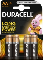 Duracell BASIC AA, 4ks, 1.5V