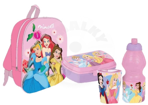 Batůžek + Svačinový set - Disney Princess