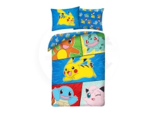 Halantex Povlečení - Pokémon Pokedex 140x200, 70x90 (100% Cotton)