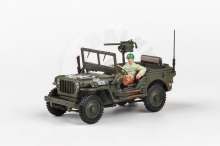 ABREX - Cararama 1:43 - 1/4 Ton Military Vehicle With Gun - US Version 2