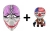 Payday 2 Replica Houston maska + plyšák Dallas Payday 2 Replica Houston maska + plyšák Dallas