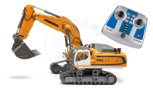 SIKU Control 6740 - LIEBHERR R980 SME pásové rypadlo, bagr + ovladač