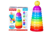 FISHER PRICE – BRILLIANT BASICS STACK & ROLL CUPS (W4472) FISHER PRICE – BRILLIANT BASICS STACK & ROLL CUPS (W4472)