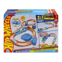 Hot Wheels Track Creator Nabušená sada s motorizovaným boosterem JDB49 Hot Wheels Track Creator Nabušená sada s motorizovaným boosterem JDB49