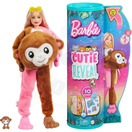 Mattel Barbie: Cutie Reveal Džungle – Opice