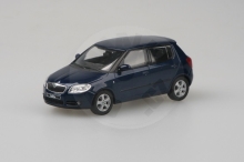 ABREX - Škoda Fabia II (2006) 1:43 - Modrá Storm Metalíza