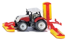 SIKU  - traktor Steyr se sekacími nástavci