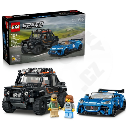 LEGO® Speed Champions 77264 Jaguar Project 7 a Land Rover Defender_(1)