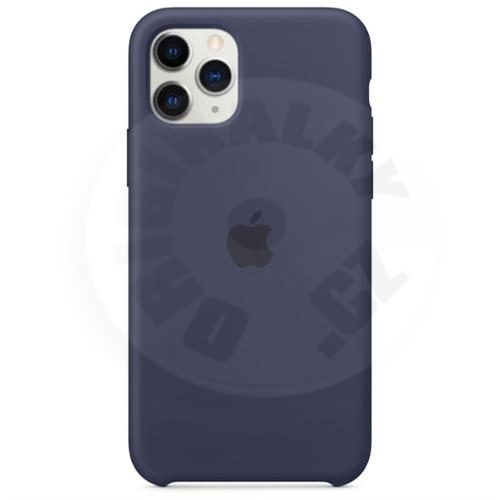 Apple iPhone 11 Pro Max Silikonový kryt - tmavě modrá
