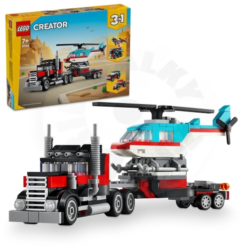 LEGO® Creator 31146 Náklaďák s plochou korbou a helikoptéra_(1)