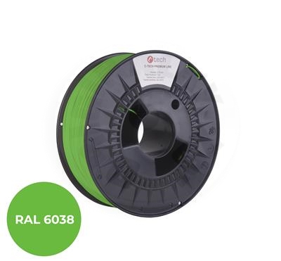 C-TECH PREMIUM LINE, PLA, luminiscenční zelená, RAL6038, 1,75mm, 1kg_(1)