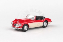 ABREX - Cararama 1:43 - Austin Healey Open Top - Red &amp; Cream