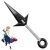 Bleskový Kunai "Namikaze Minato" Bleskový Kunai "Namikaze Minato"
