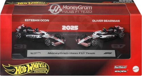 Hot Wheels 2 KS PREMIUM FORMULA 1 HAAS OCON & BEARMAN
