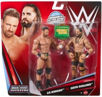 WWE Main Event Showdown Series 25 La Knight Vs Seth Rollins 2 figurky WWE Main Event Showdown Series 25 La Knight Vs Seth Rollins 2 figurky