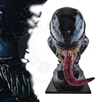 Detailní busta "VENOM" pryskyřice s podkladem - MARVEL - 42 cm