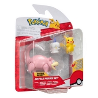 Pokémon sada figurek - Battle 3Pack (Pikachu , Litwick, Slowpoke) 5 cm Pokémon sada figurek - Battle 3Pack (Pikachu , Litwick, Slowpoke) 5 cm