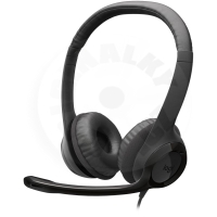 Logitech kabelový USB-C Headset H390 - černá